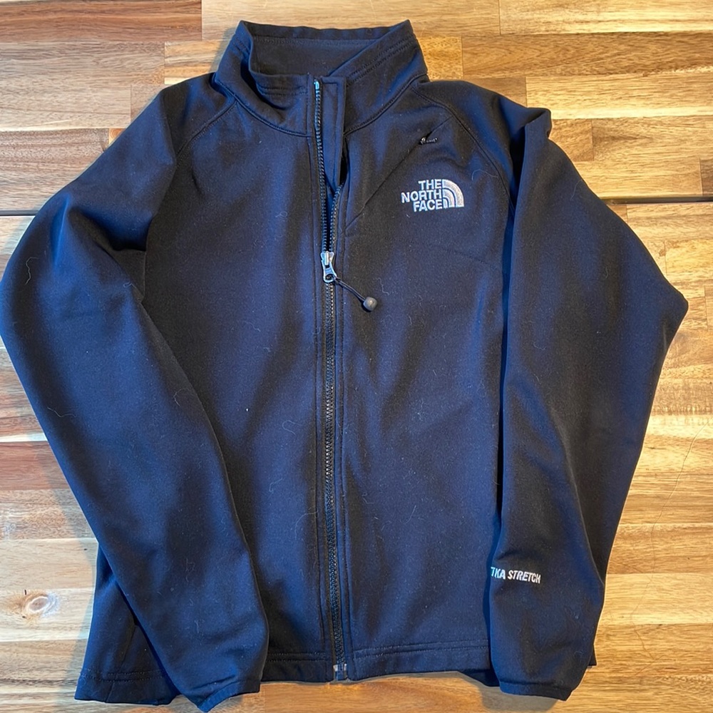 The North Face women’s zip jacket black